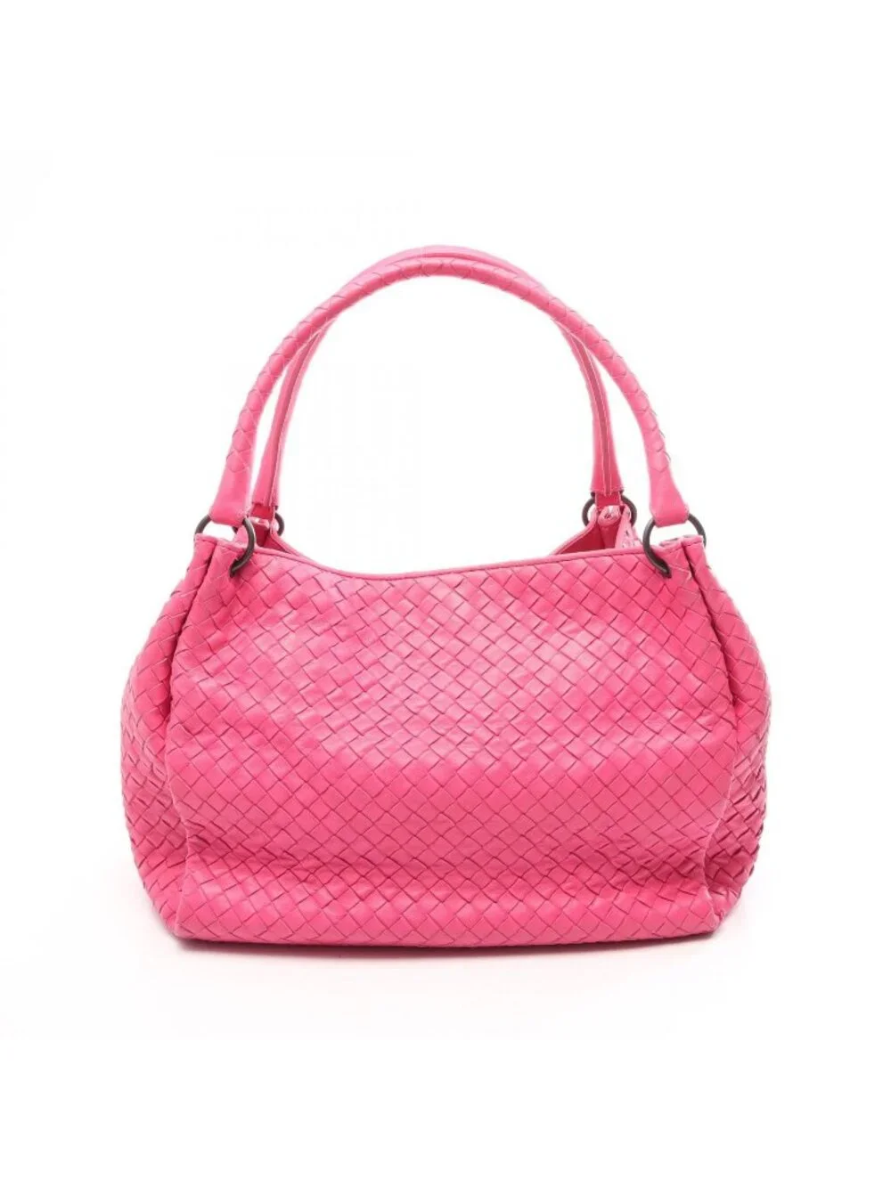 Bottega Veneta Tote Bag Intrecciato Pink Leather